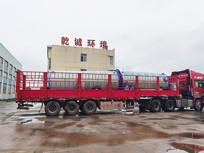 污水處理一體化泵站發(fā)貨現(xiàn)場